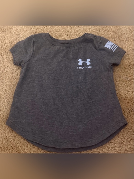 Under Armour Other - Under Armour Freedom Flag Baby Tshirt Size 3/6 Month